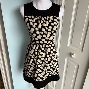 Anthropologie Leifnotes Black/White Polka Dot Dress (Women’s Size 0)